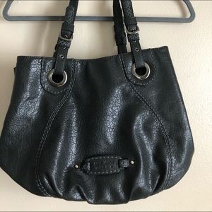 Nine West Faux Leather Black Purse